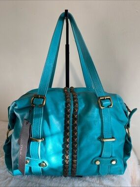 Tylie Malibu Runaway West RW1976 Shoulder Bag in Turquoise Leather - Stunning 💅